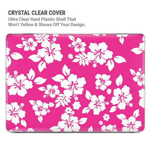 Pink and White MacBook Pro 14in (2021-24) Case plus Skin